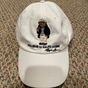 white polo bear hat